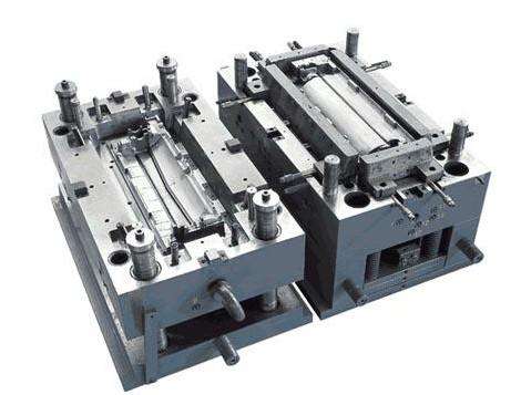 注塑模具動(dòng)、定模采用鑲塊形式